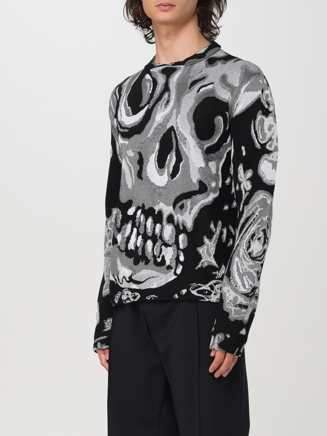 ALEXANDER MCQUEEN SWEATER: Sweater men Alexander McQueen, Black - Img 4