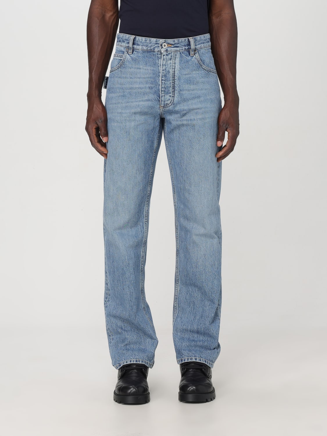 BOTTEGA VENETA JEANS: Pants men Bottega Veneta, Blue - Img 1