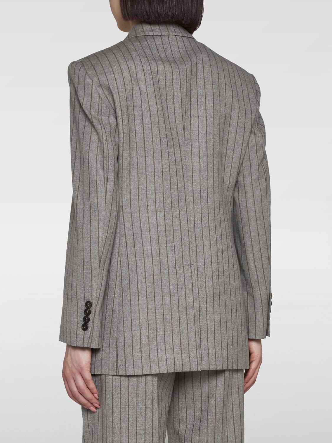 BRUNELLO CUCINELLI JACKET: Blazer woman Brunello Cucinelli, Beige - Img 2