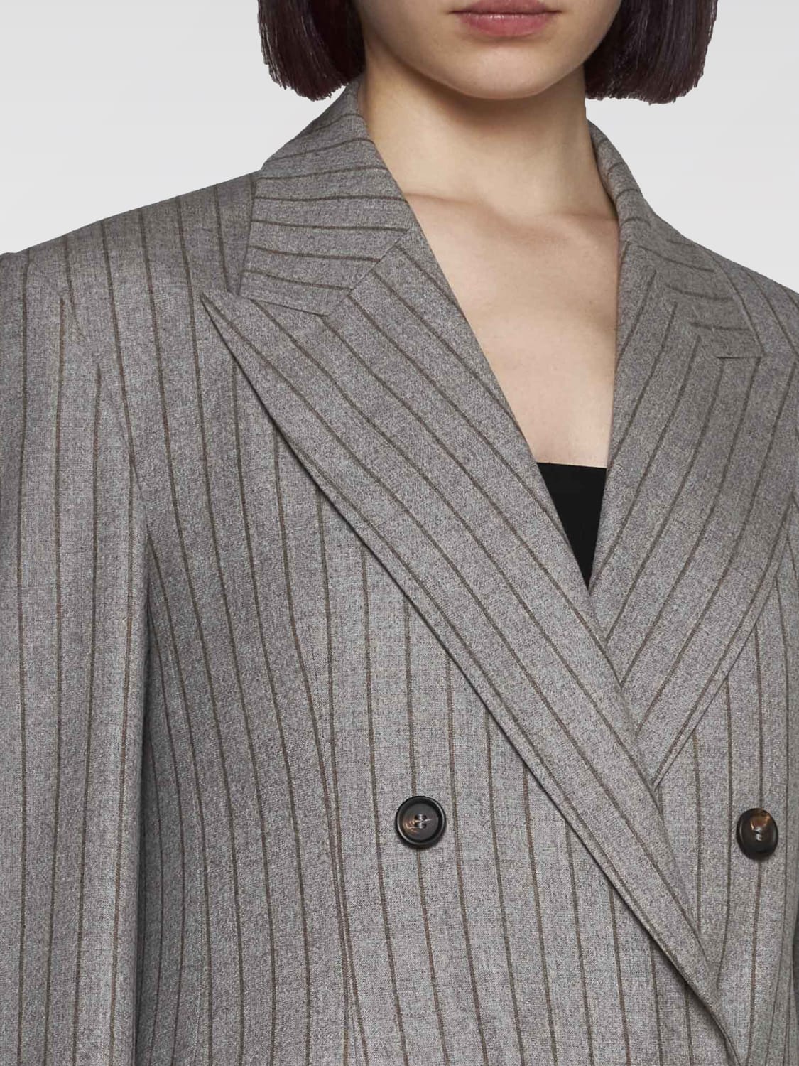 BRUNELLO CUCINELLI JACKET: Blazer woman Brunello Cucinelli, Beige - Img 3