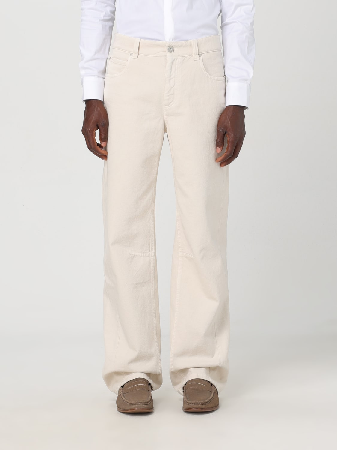 BRUNELLO CUCINELLI JEANS: Jeans homme Brunello Cucinelli, Blanc - Img 1