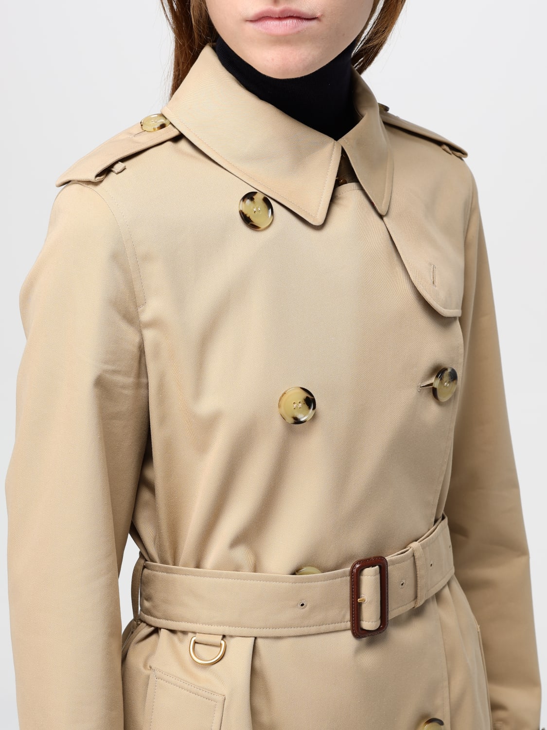 ジャケット BURBERRY Woman Jacket Honey 8079411 BURBERRY: Jacket woman - Honey | Burberry trench coat