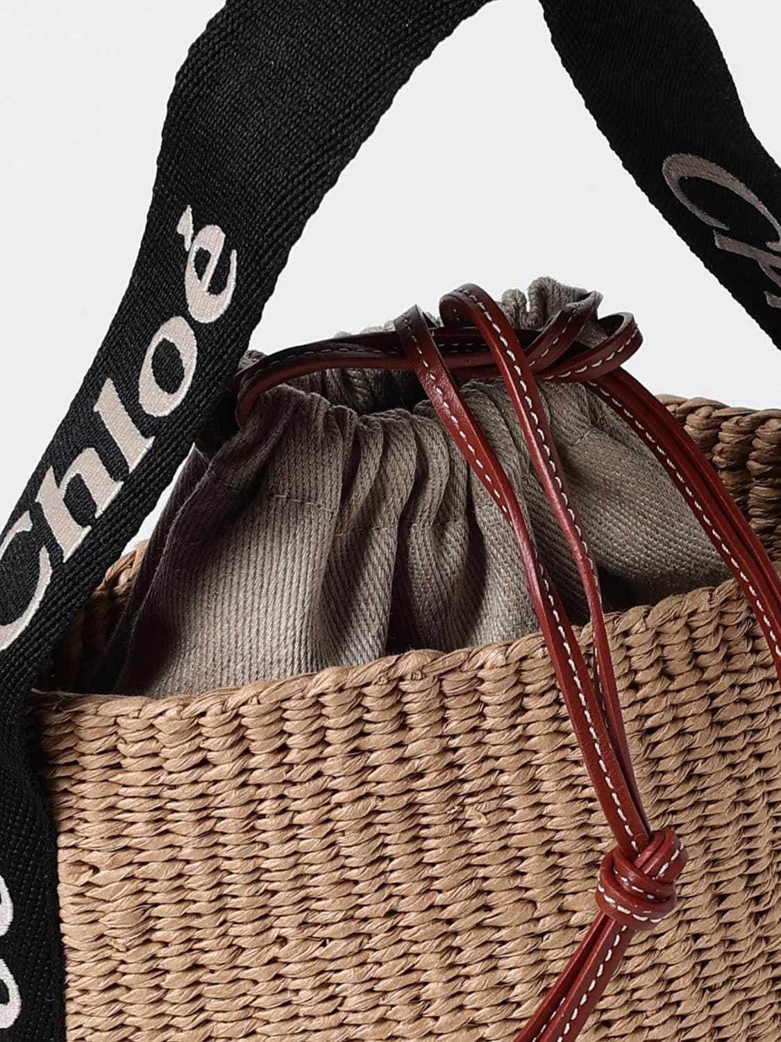 Chloé Outlet: Shoulder bag woman - Beige | Chloé mini bag