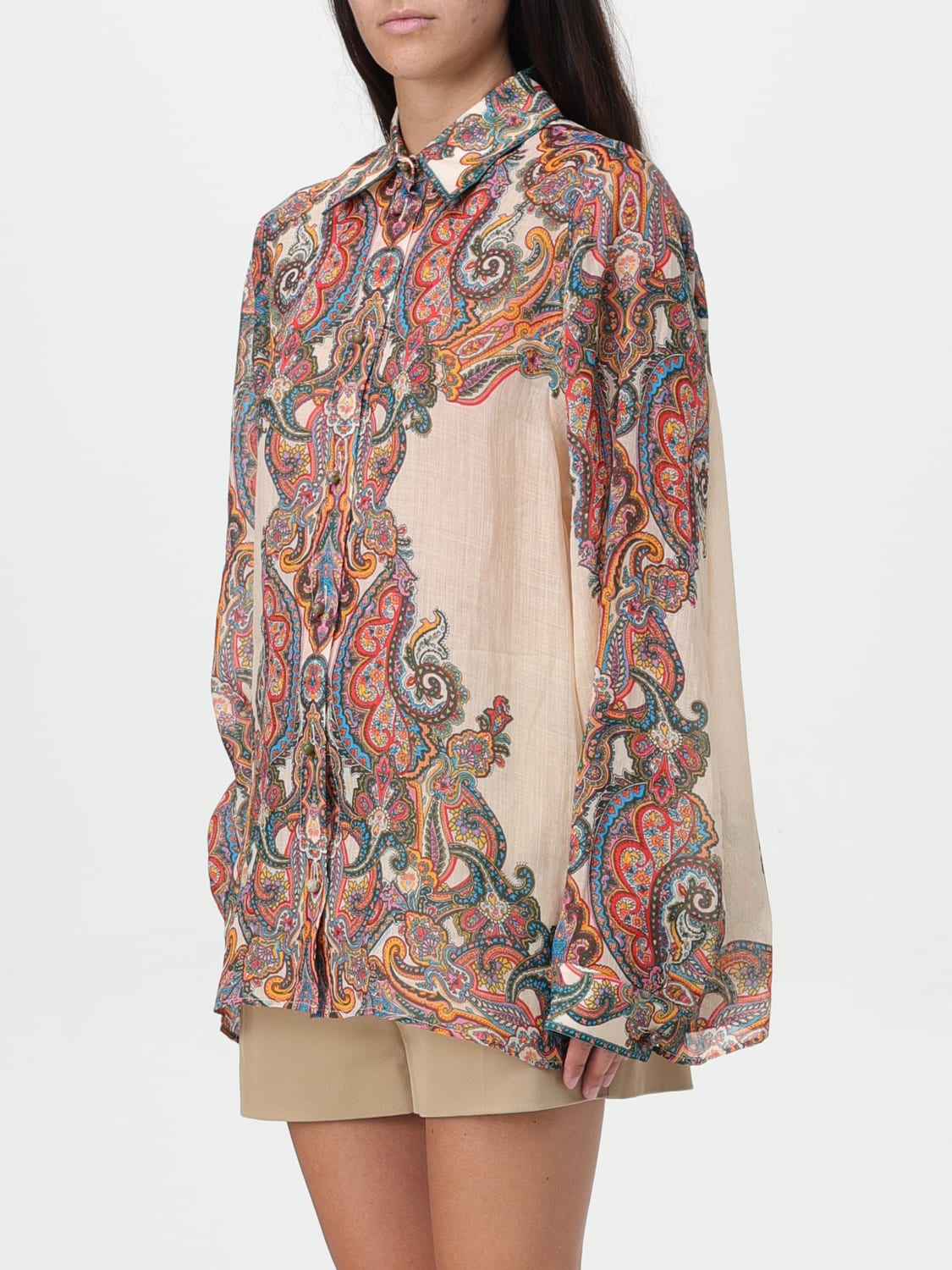 ZIMMERMANN CHEMISE: Chemise femme Zimmermann, Multicolore - Img 4