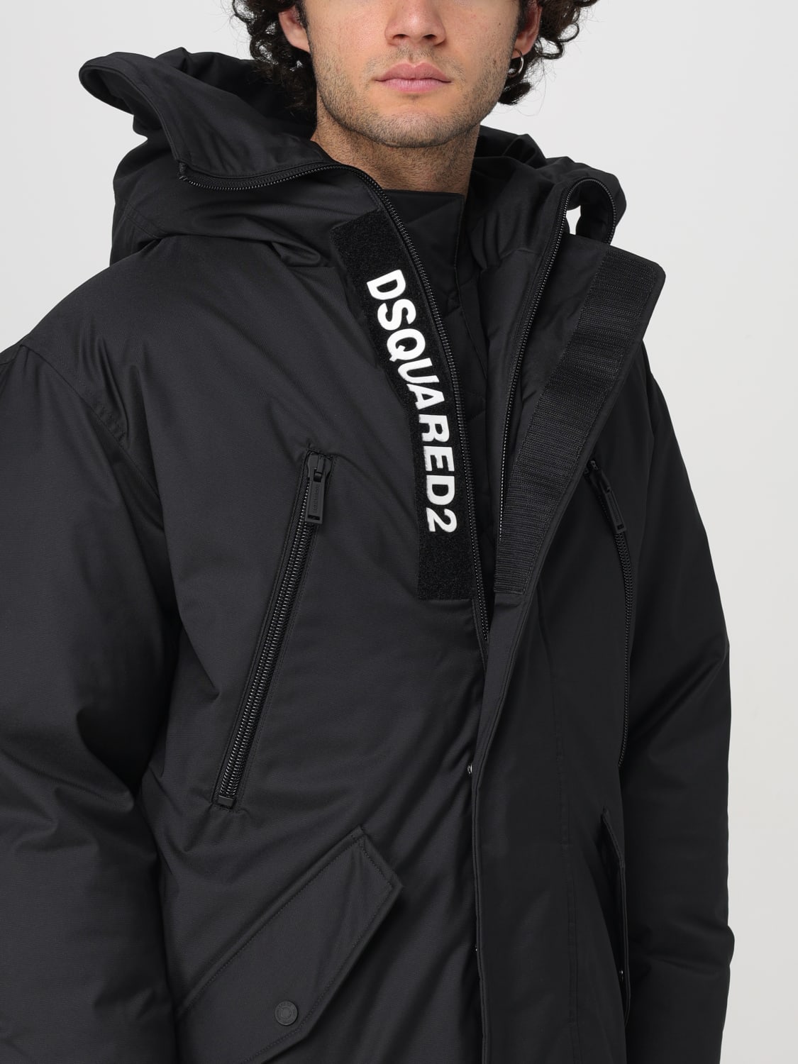 DSQUARED2 JACKET: Coat men Dsquared2, Black - Img 5