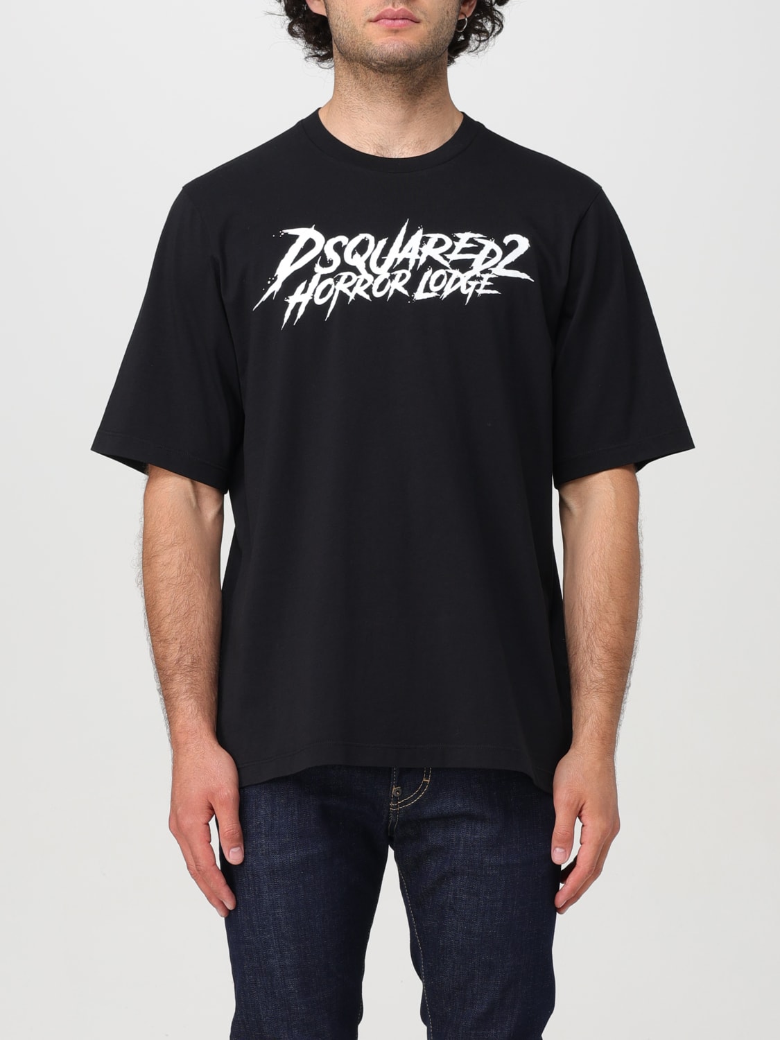 DSQUARED2 T-SHIRT: T-shirt men Dsquared2, Black - Img 1