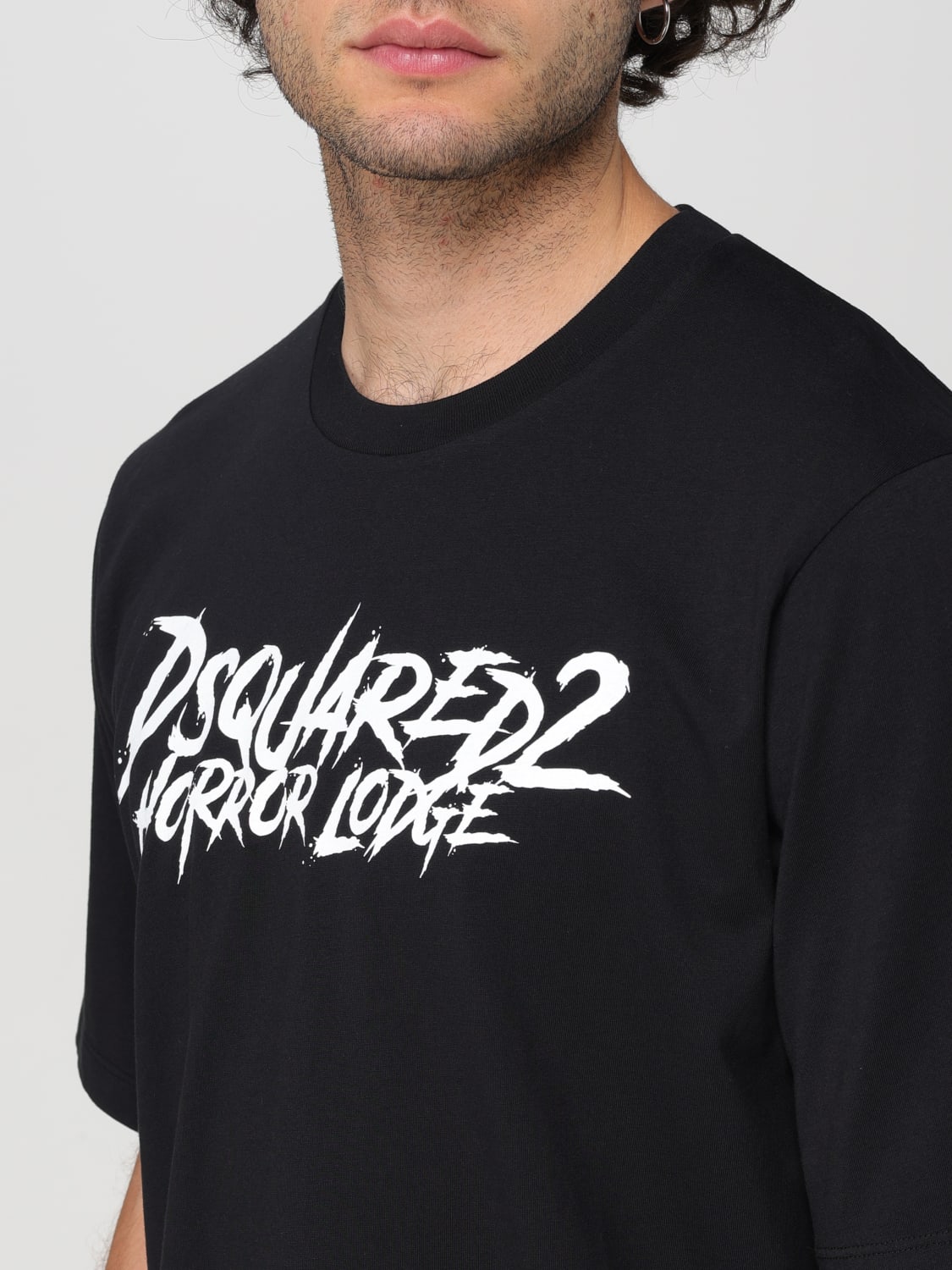 DSQUARED2 T-SHIRT: T-shirt men Dsquared2, Black - Img 3