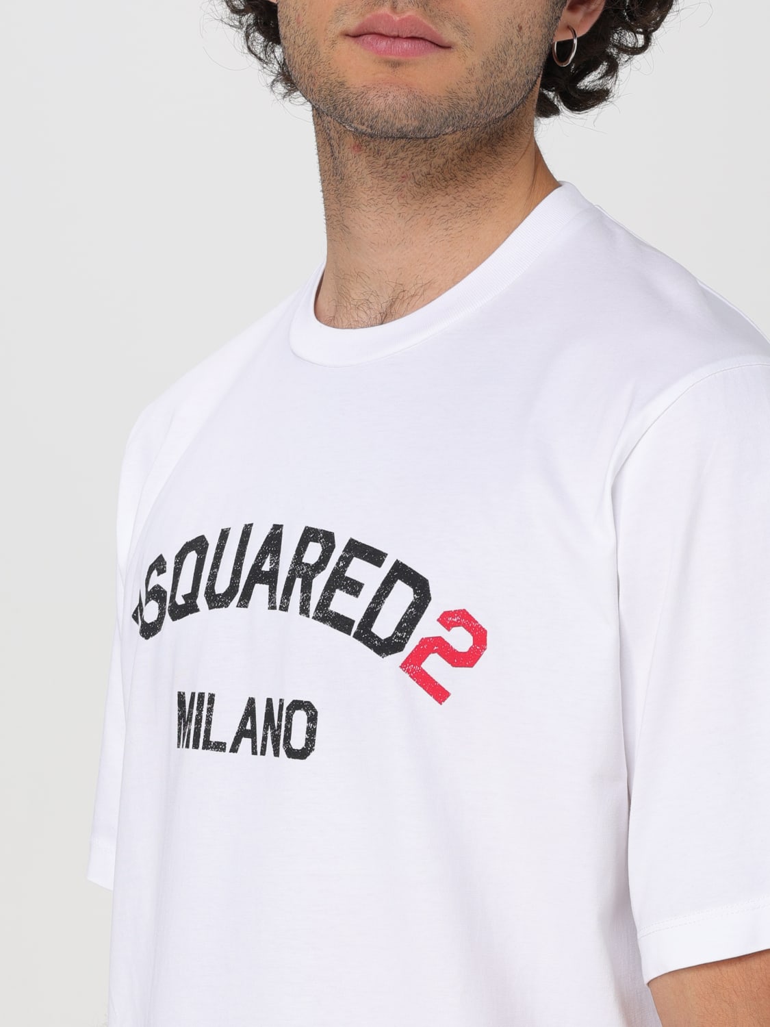 DSQUARED2 T-SHIRT: T-shirt men Dsquared2, White - Img 3