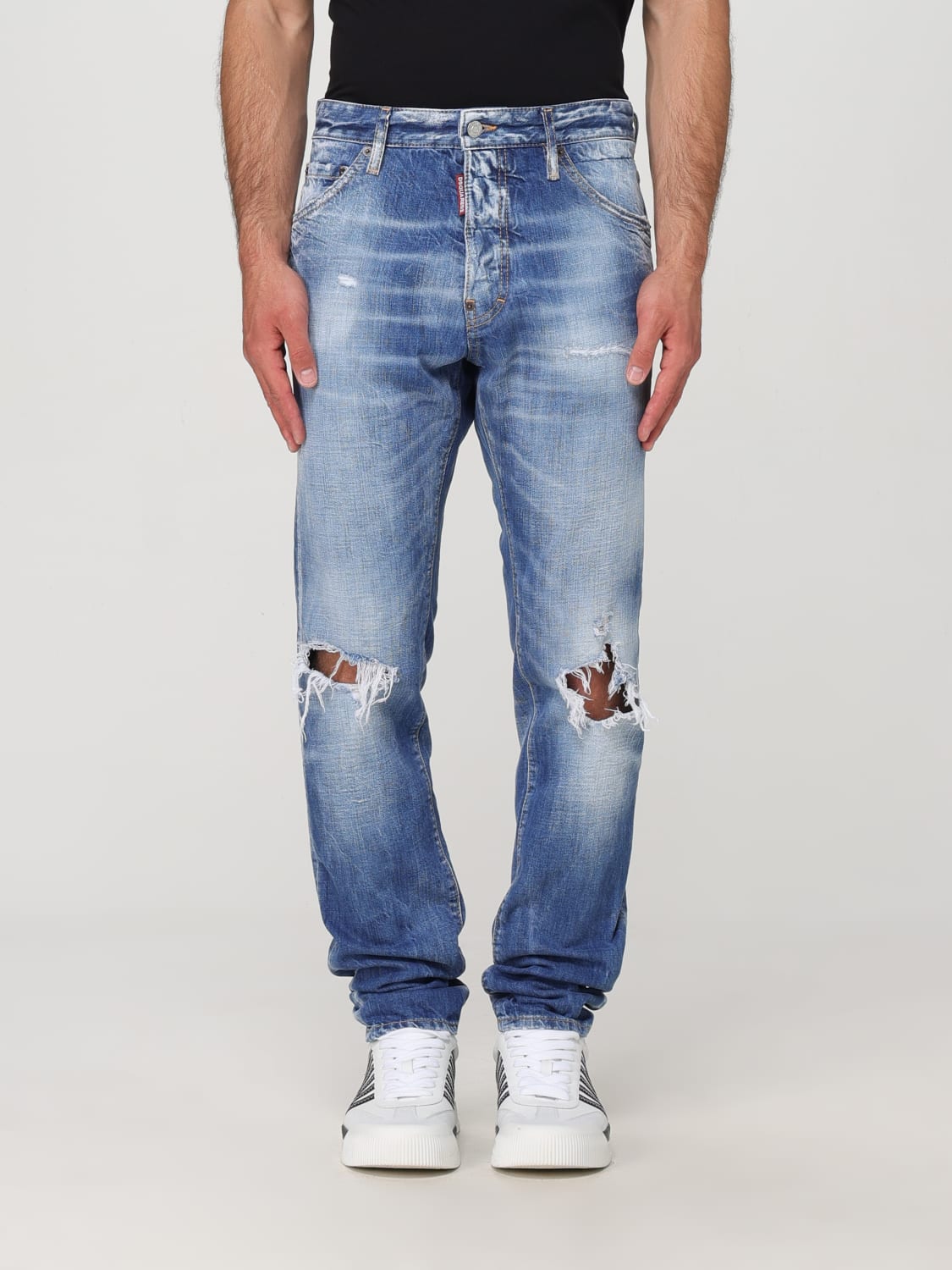 Giglio Jeans dritti Cool Guy con effetto vissuto Dsquared2