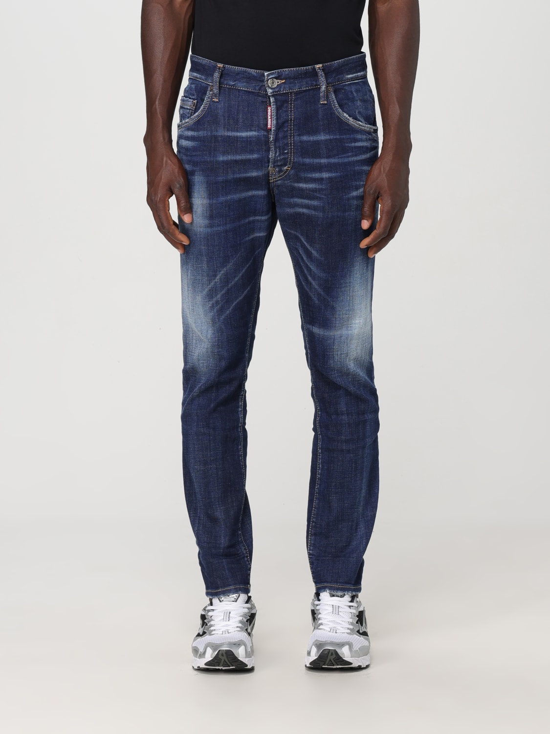 DSQUARED2 JEANS: Jeans homme Dsquared2, Bleu Marine - Img 1