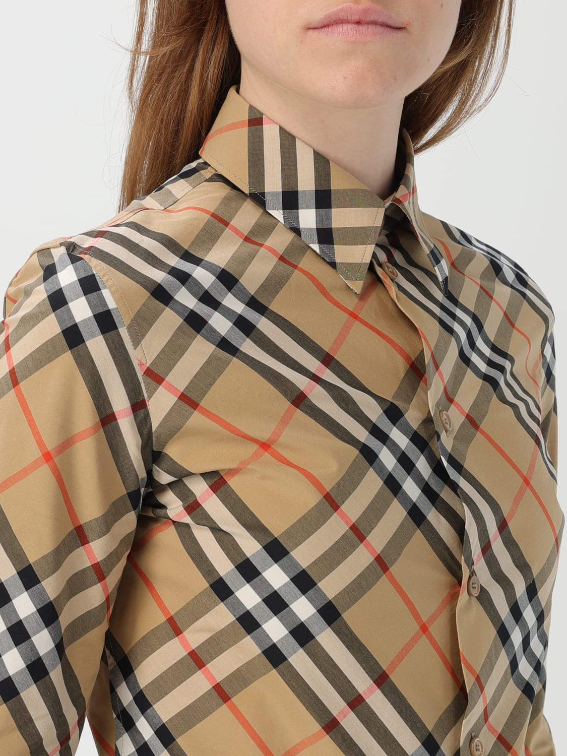 BURBERRY SHIRT: Shirt woman Burberry, Sand - Img 4