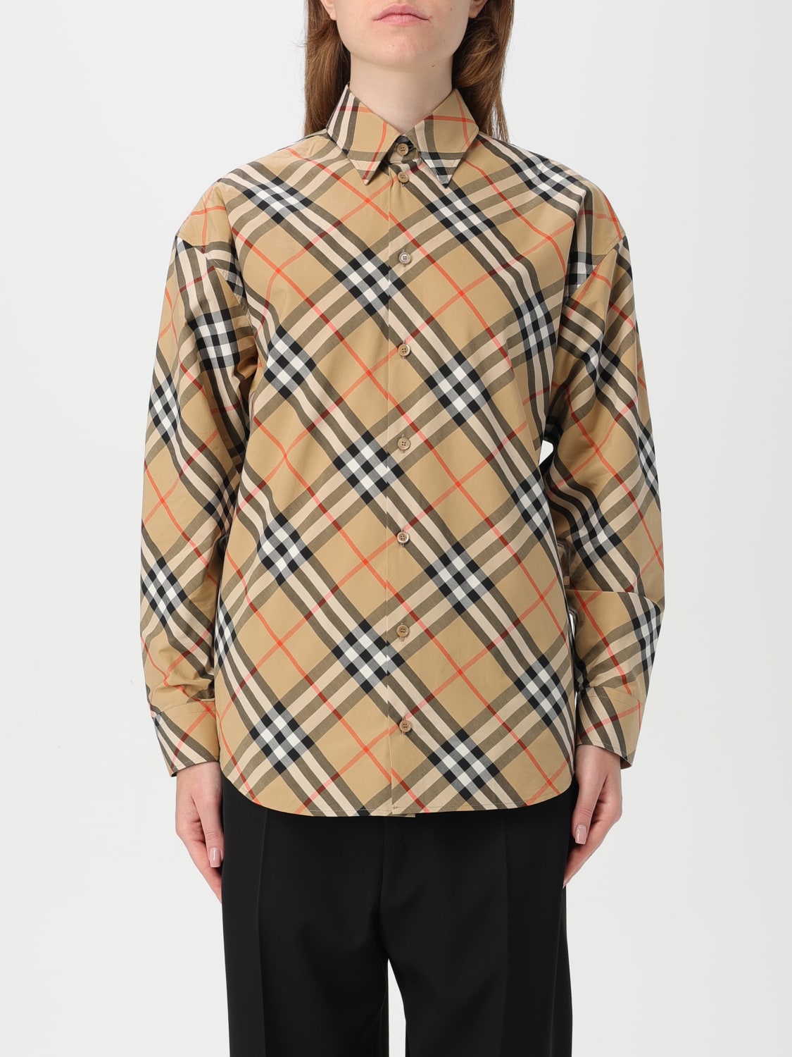 Giglio Camicia check Burberry di cotone