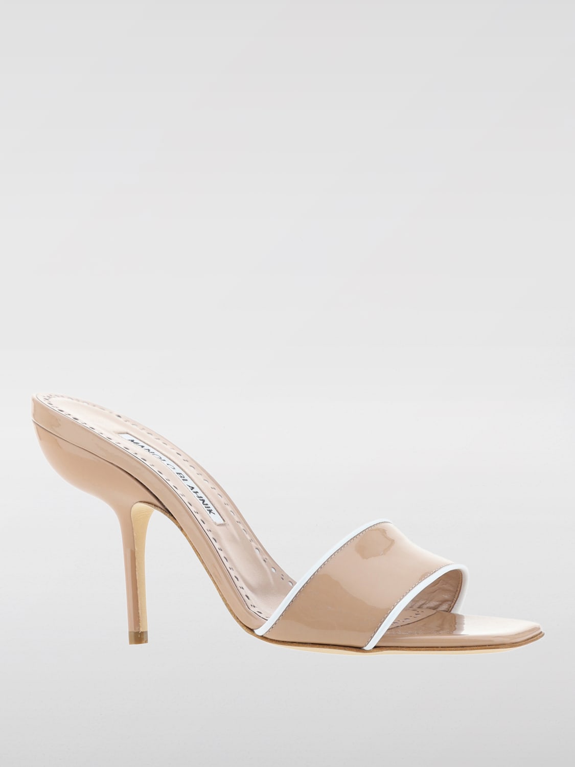 MANOLO BLAHNIK HEELED SANDALS: Shoes woman Manolo Blahnik, Nude - Img 2