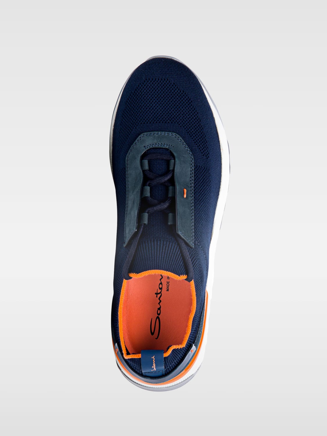 SANTONI SNEAKERS: Sneakers men Santoni, Blue - Img 5