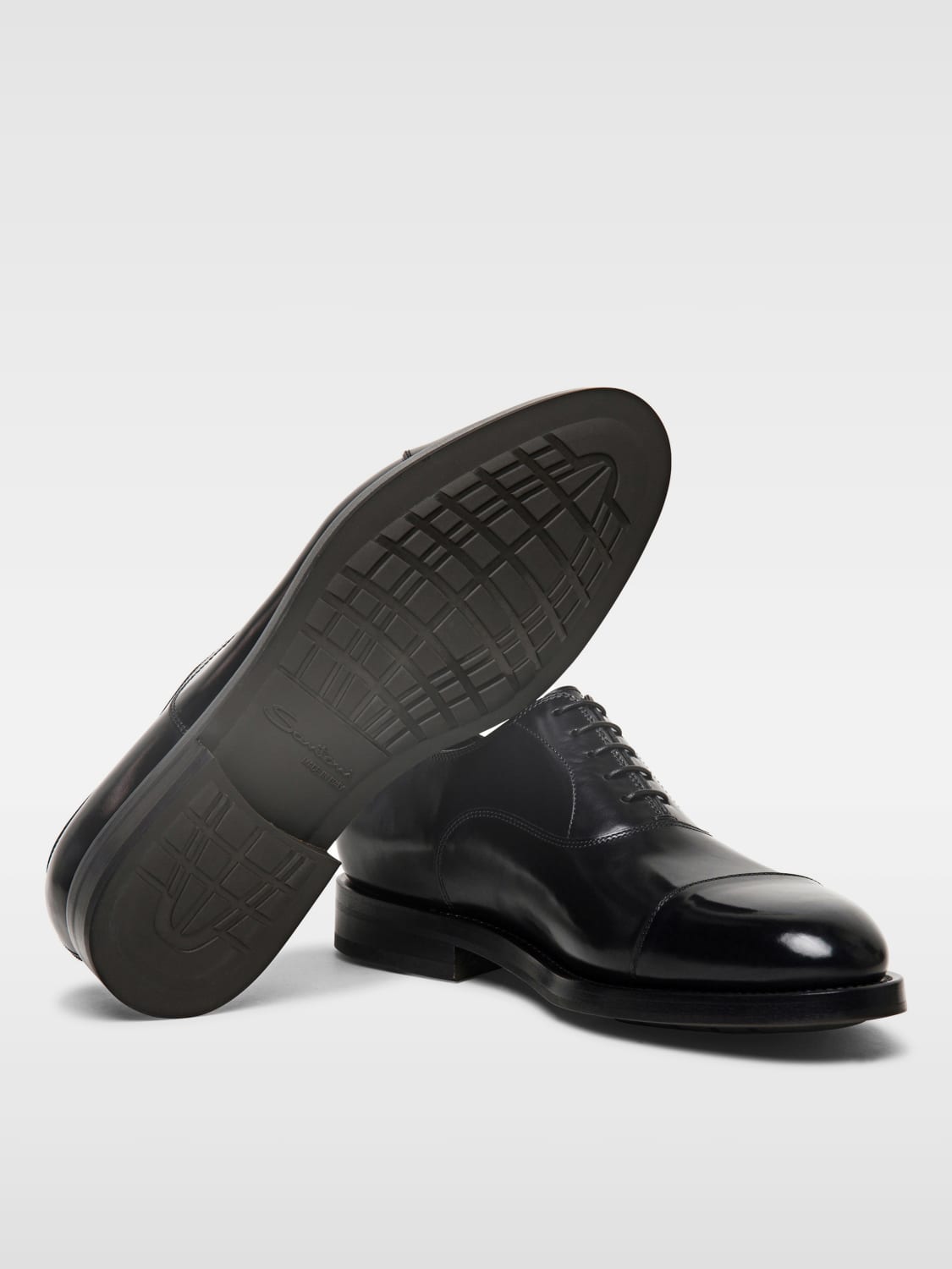 SANTONI BROGUE SHOES: Shoes men Santoni, Black - Img 3