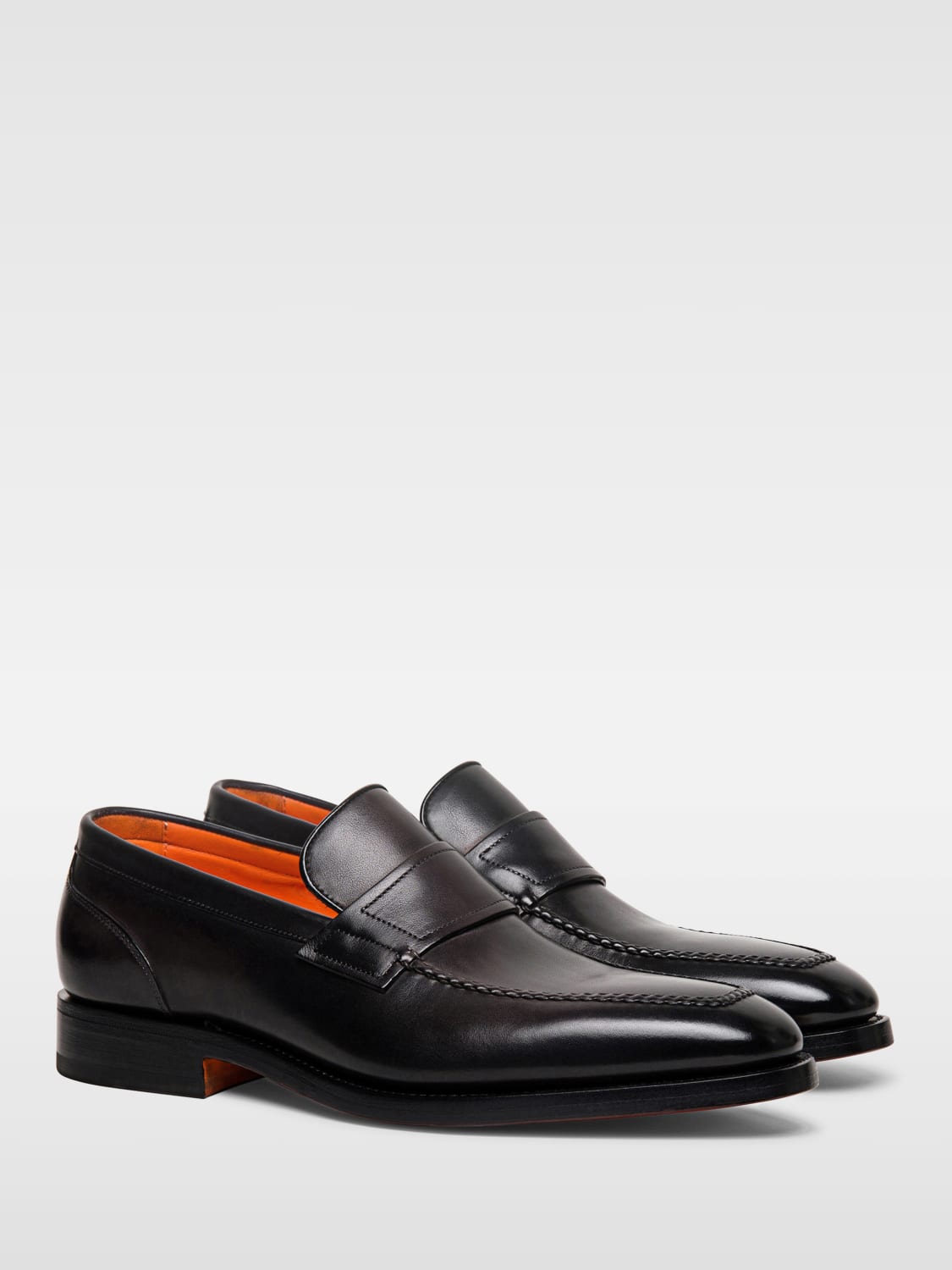 Santoni Outlet Scarpe uomo Grigio Mocassini Santoni MCLE16451PB3BLYF online su GIGLIO.COM