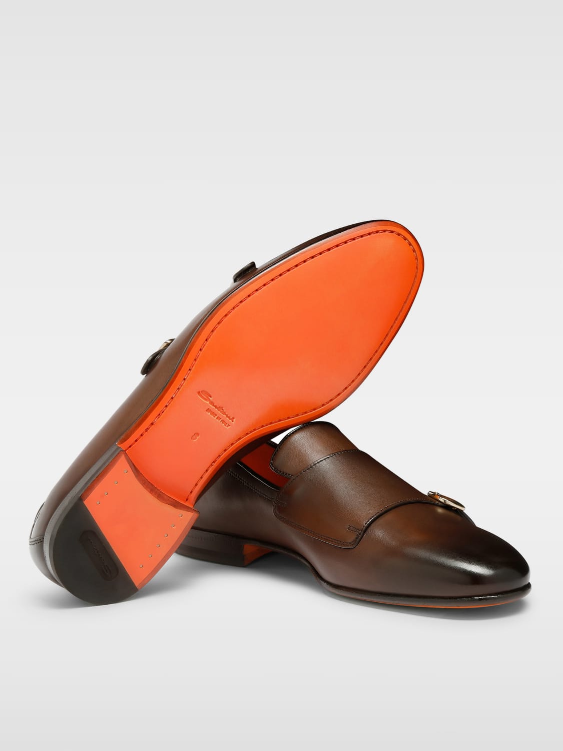 SANTONI MOCASSINS: Chaussures homme Santoni, Marron - Img 3