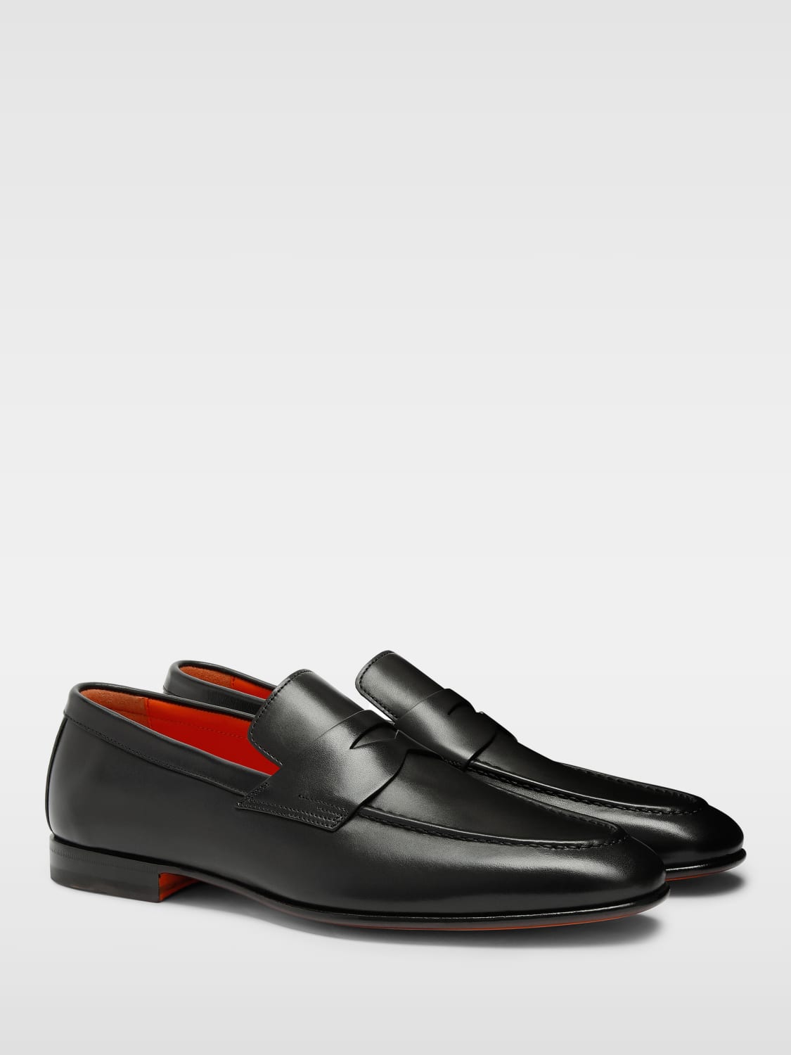 SANTONI MOCASINES: Zapatos hombre Santoni, Negro - Img 2