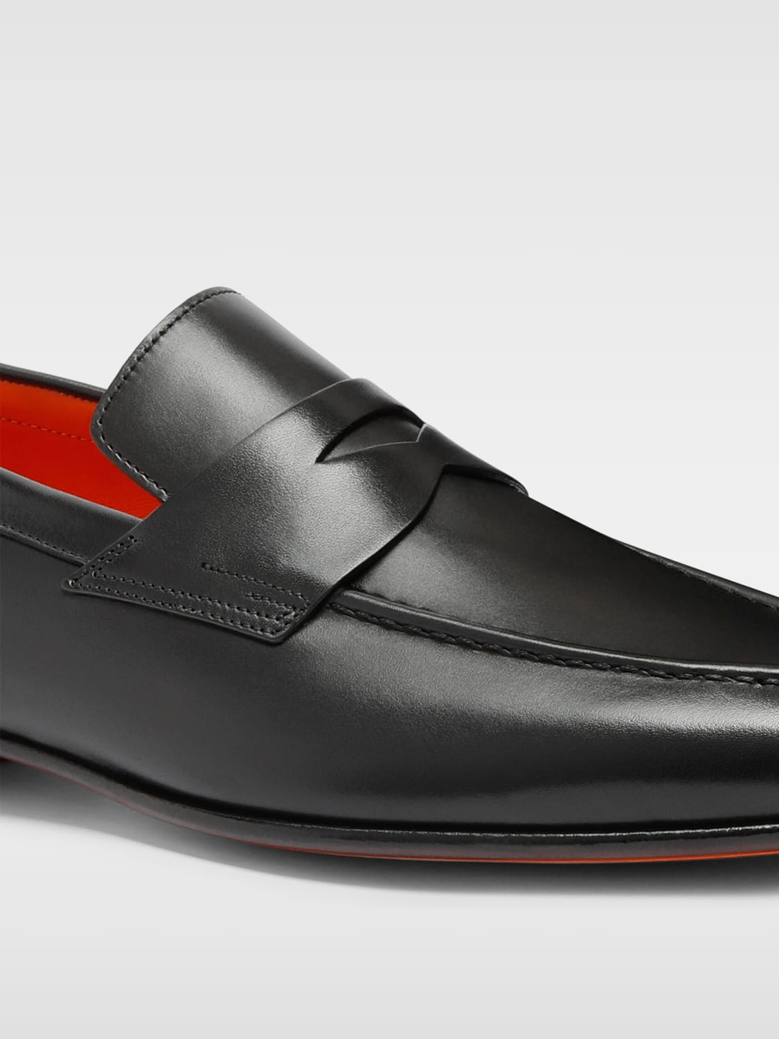 SANTONI MOCASINES: Zapatos hombre Santoni, Negro - Img 3