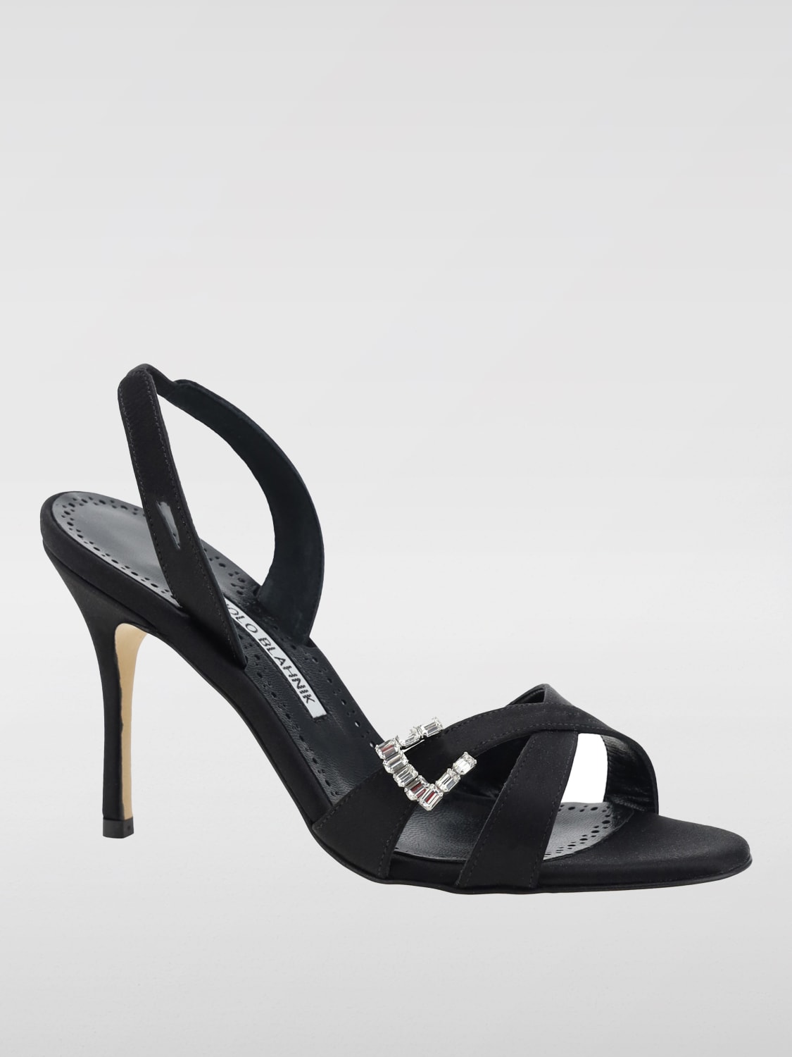 MANOLO BLAHNIK HEELED SANDALS: Shoes woman Manolo Blahnik, Black - Img 2