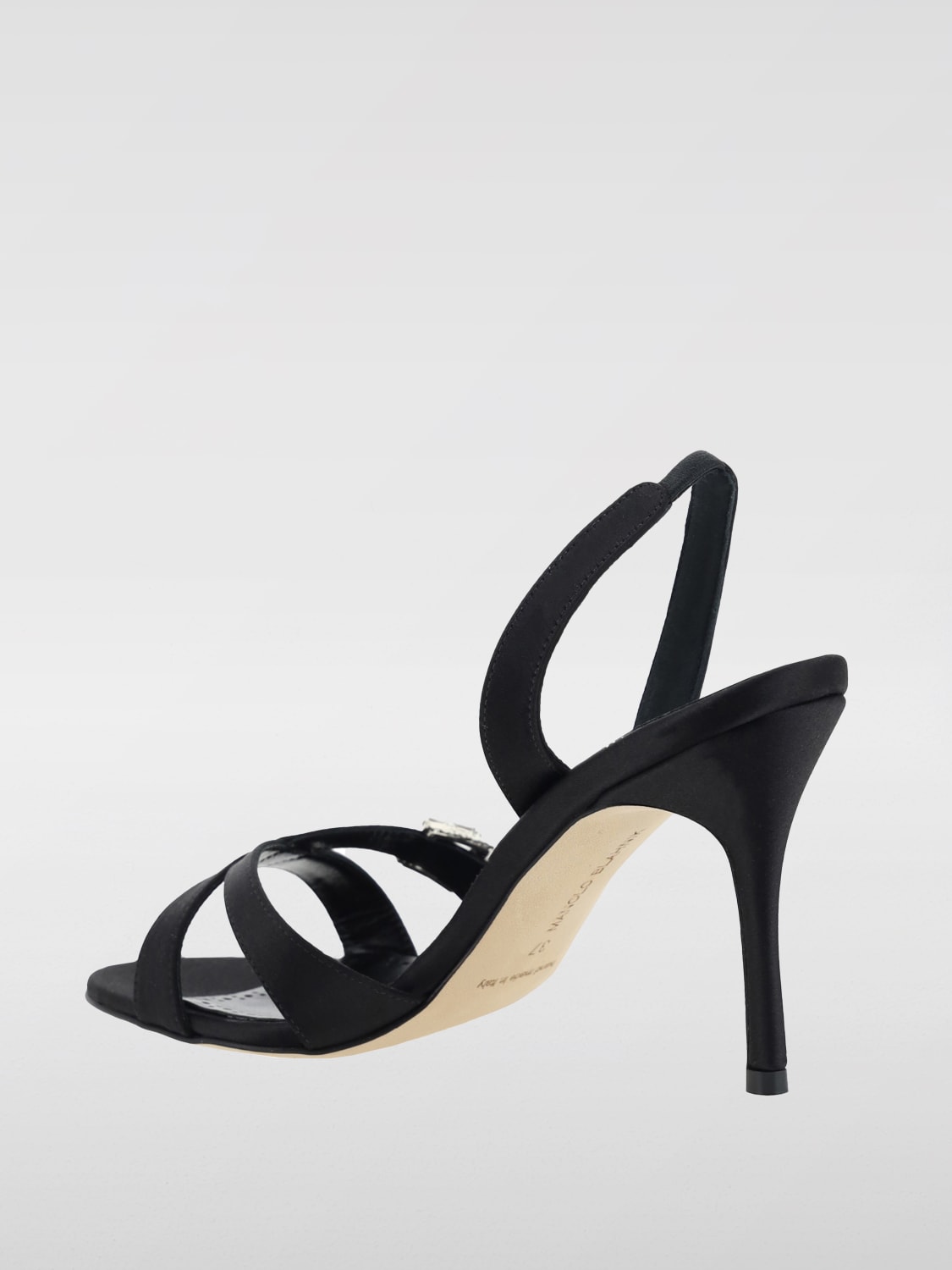 MANOLO BLAHNIK HEELED SANDALS: Shoes woman Manolo Blahnik, Black - Img 3