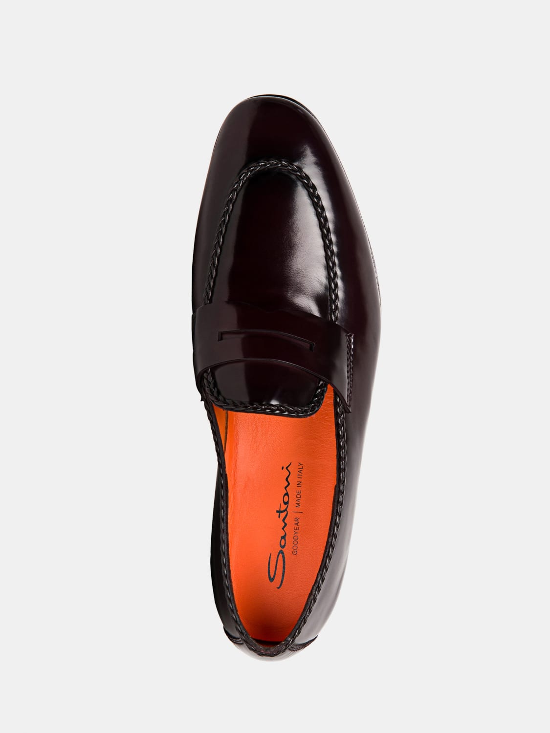 SANTONI LOAFERS: Shoes men Santoni, Burgundy - Img 3