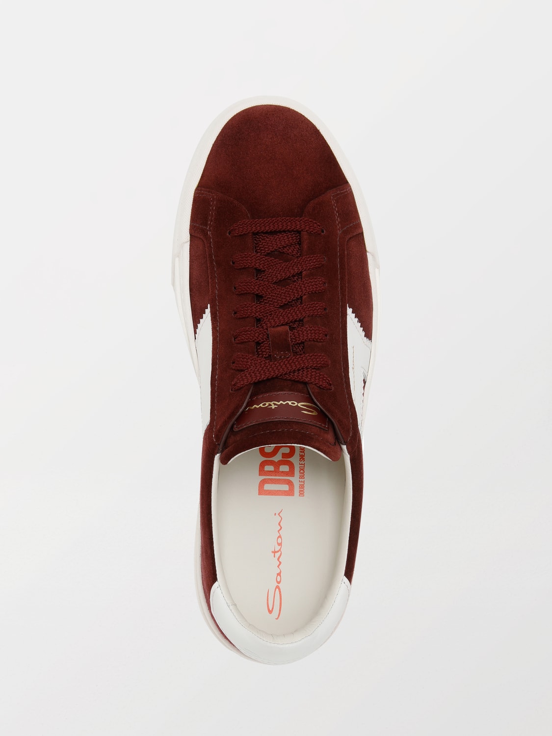 SANTONI SNEAKERS: Sneakers men Santoni, Burgundy - Img 4