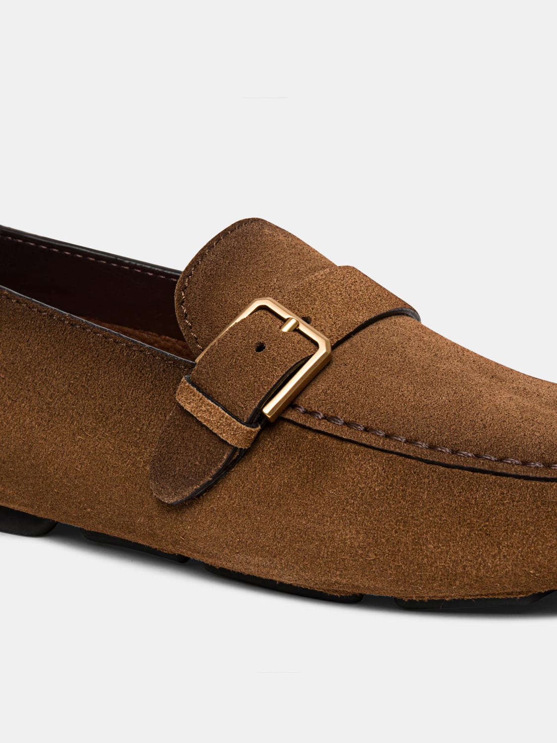 SANTONI LOAFERS: Shoes men Santoni, Brown - Img 3