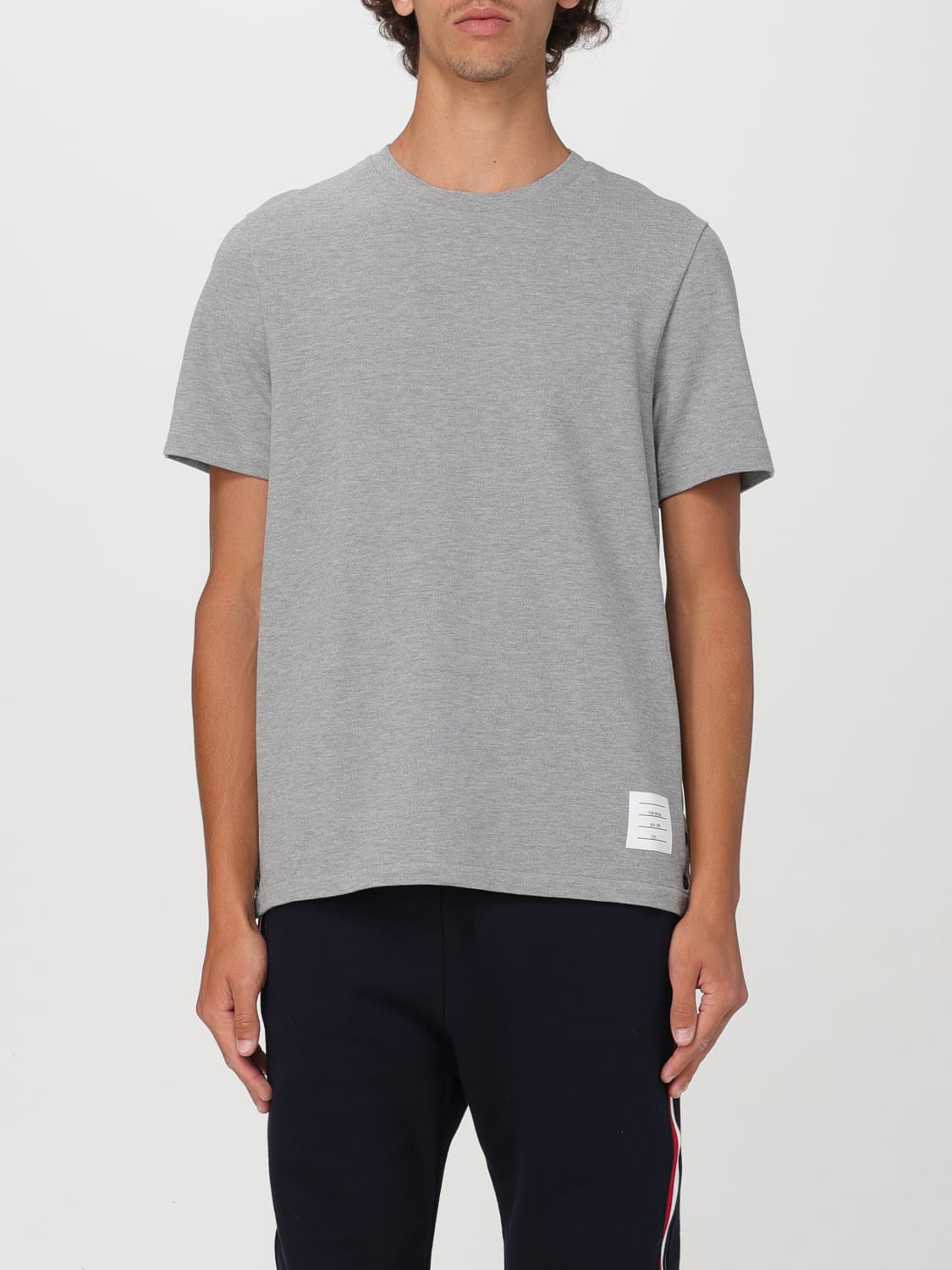 THOM BROWNE T-SHIRT: T-shirt herren Thom Browne, Grau - Img 1