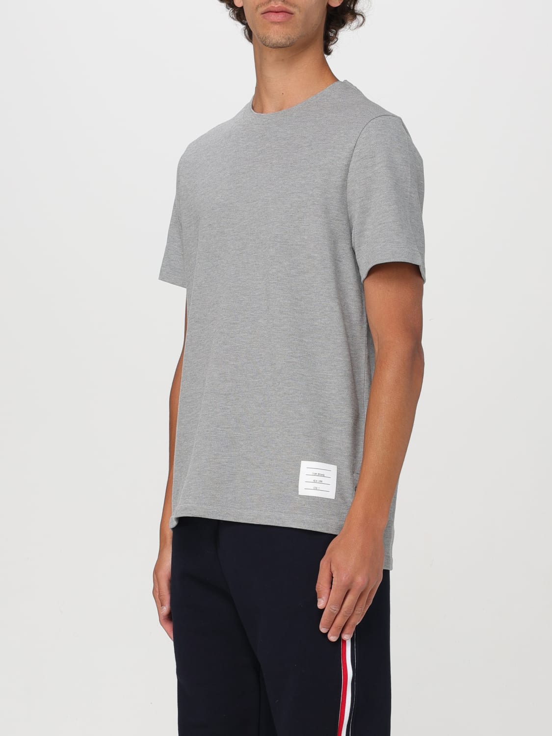 THOM BROWNE T-SHIRT: T-shirt herren Thom Browne, Grau - Img 4