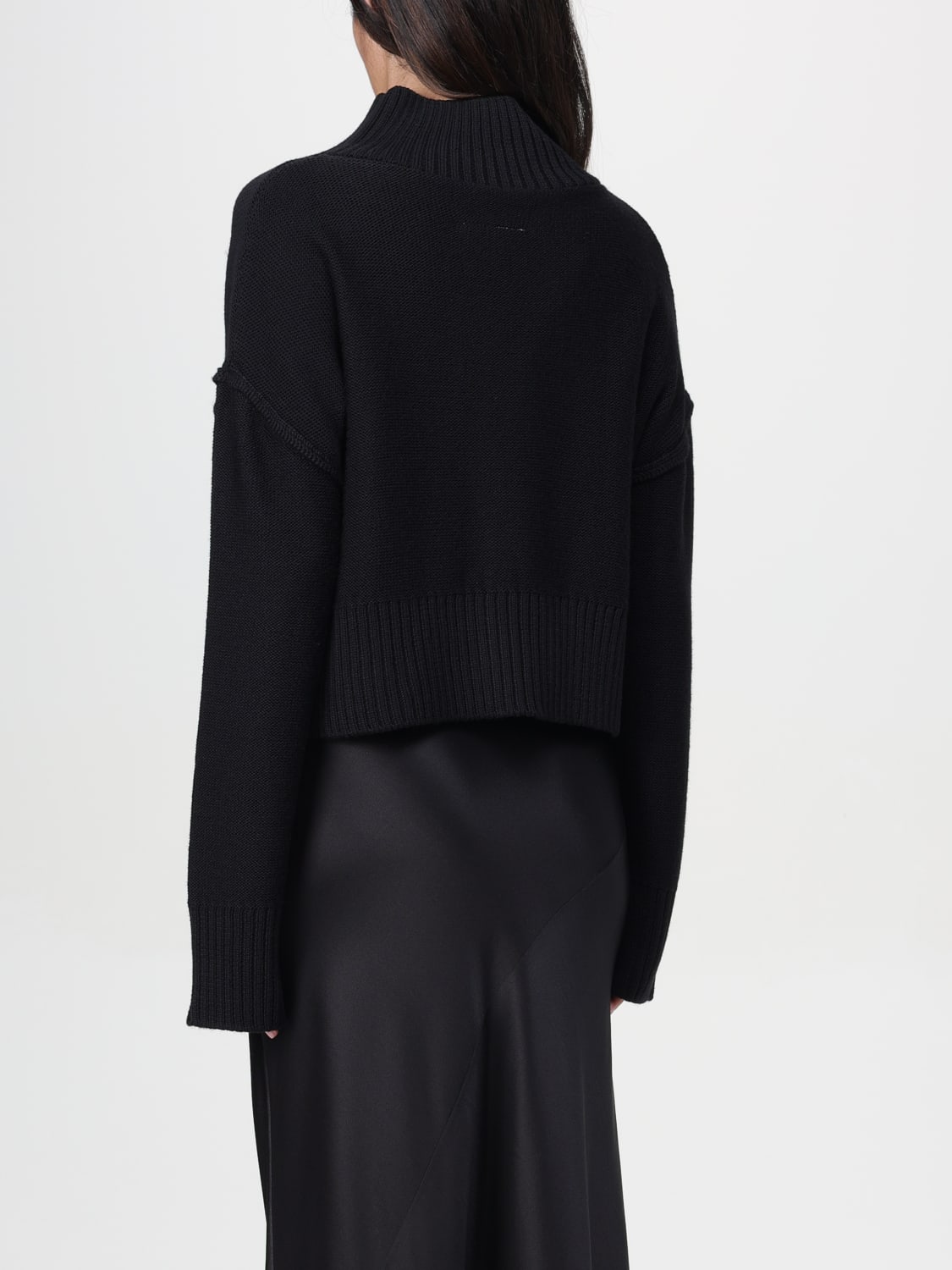 MM6 MAISON MARGIELA SWEATER: Sweater woman Mm6 Maison Margiela, Black - Img 3