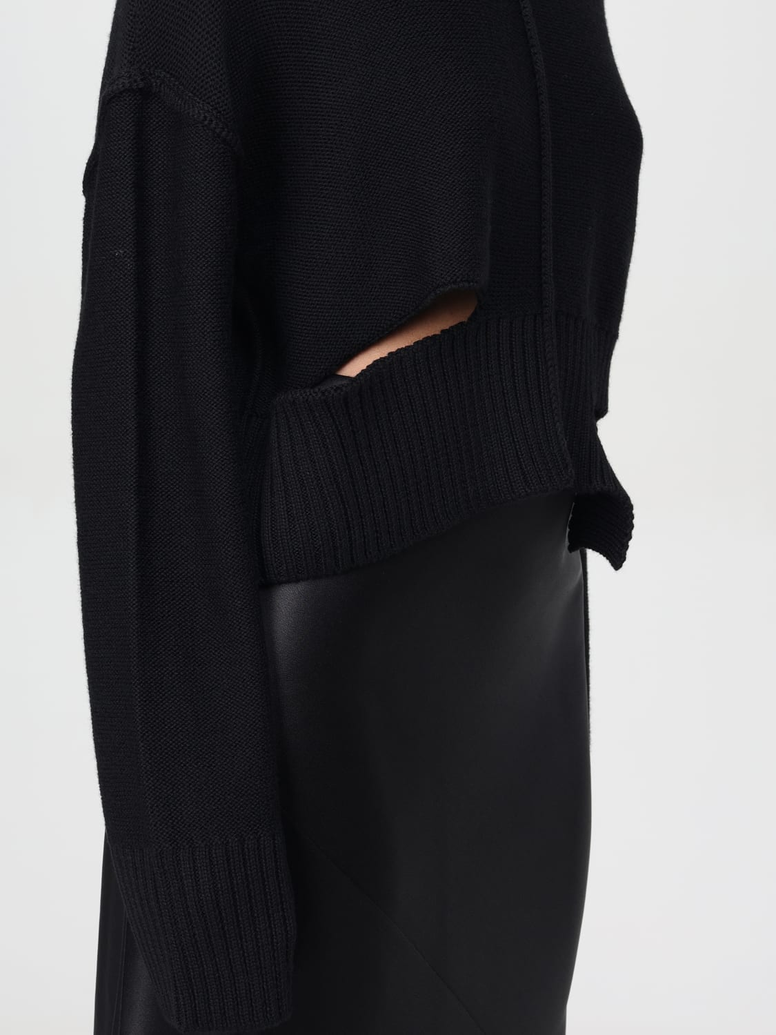 MM6 MAISON MARGIELA SWEATER: Sweater woman Mm6 Maison Margiela, Black - Img 5