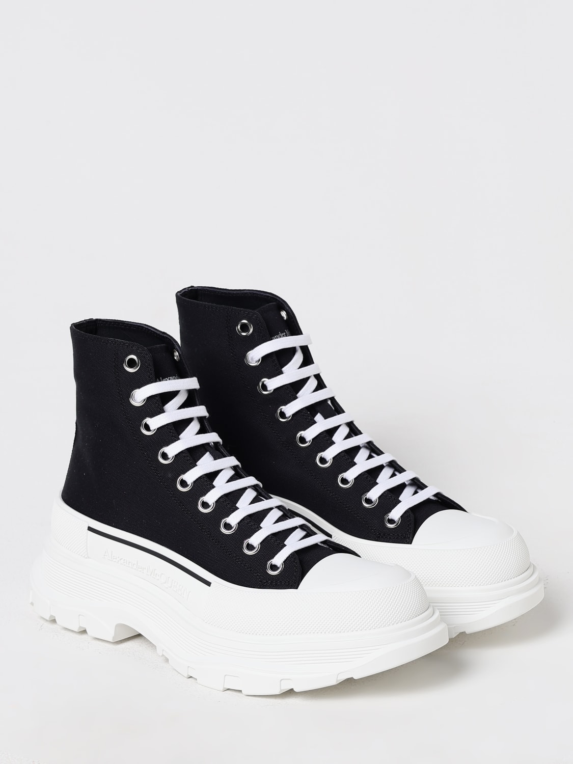 ALEXANDER MCQUEEN SNEAKERS: Boots men Alexander McQueen, Black - Img 2