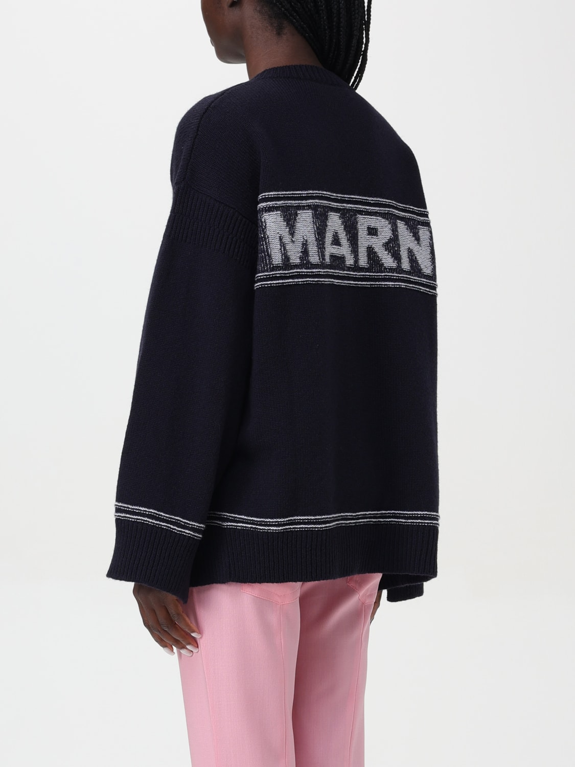 MARNI CARDIGAN: Sweater woman Marni, Navy - Img 3