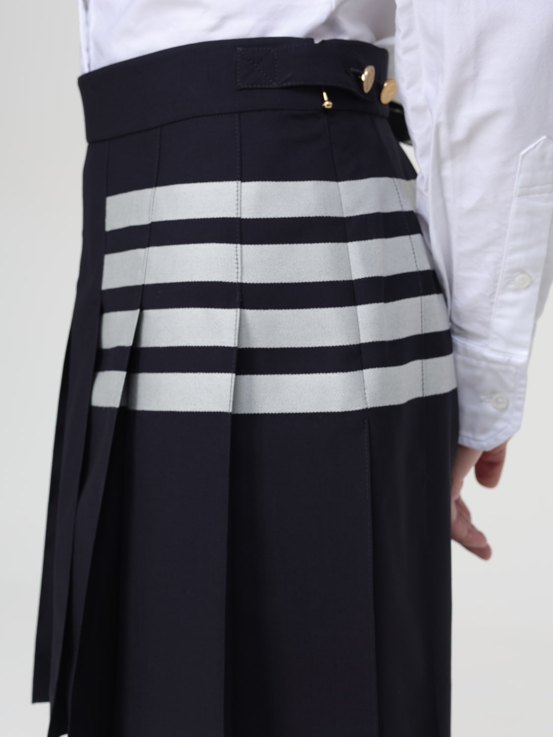 スカート THOM BROWNE Woman Skirt Blue FGC402V06146 415 Thom Browne Outlet: Skirt woman - Blue | Thom Browne skirt