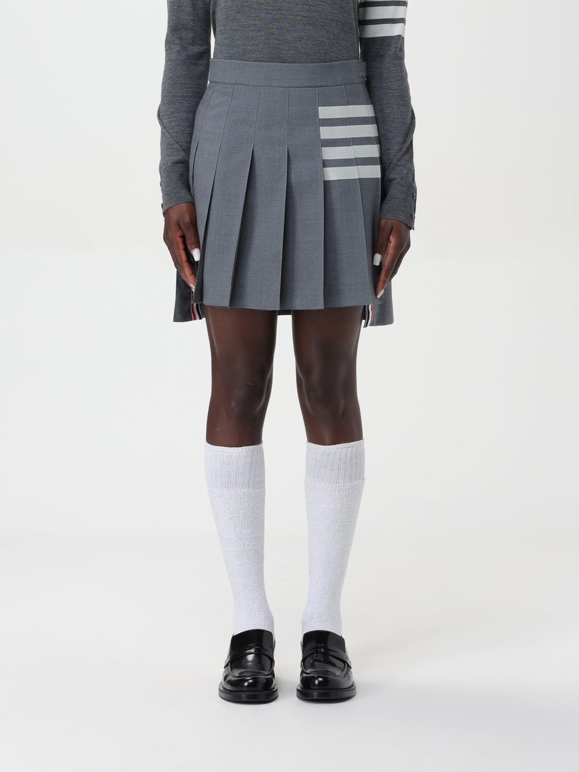 THOM BROWNE FALDA: Falda mujer Thom Browne, Gris - Img 1