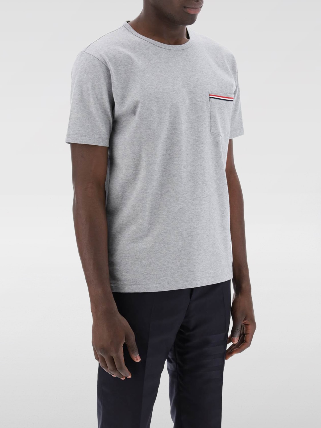 Giglio T-shirt di cotone naturale Thom Browne