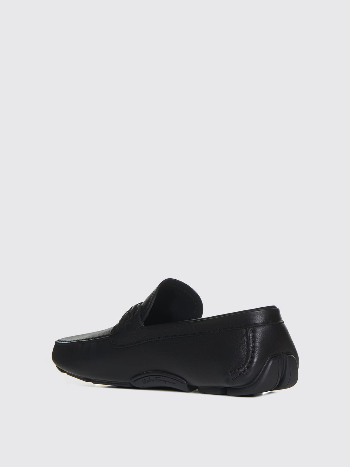 FERRAGAMO LOAFERS: Loafers men Ferragamo, Black - Img 2