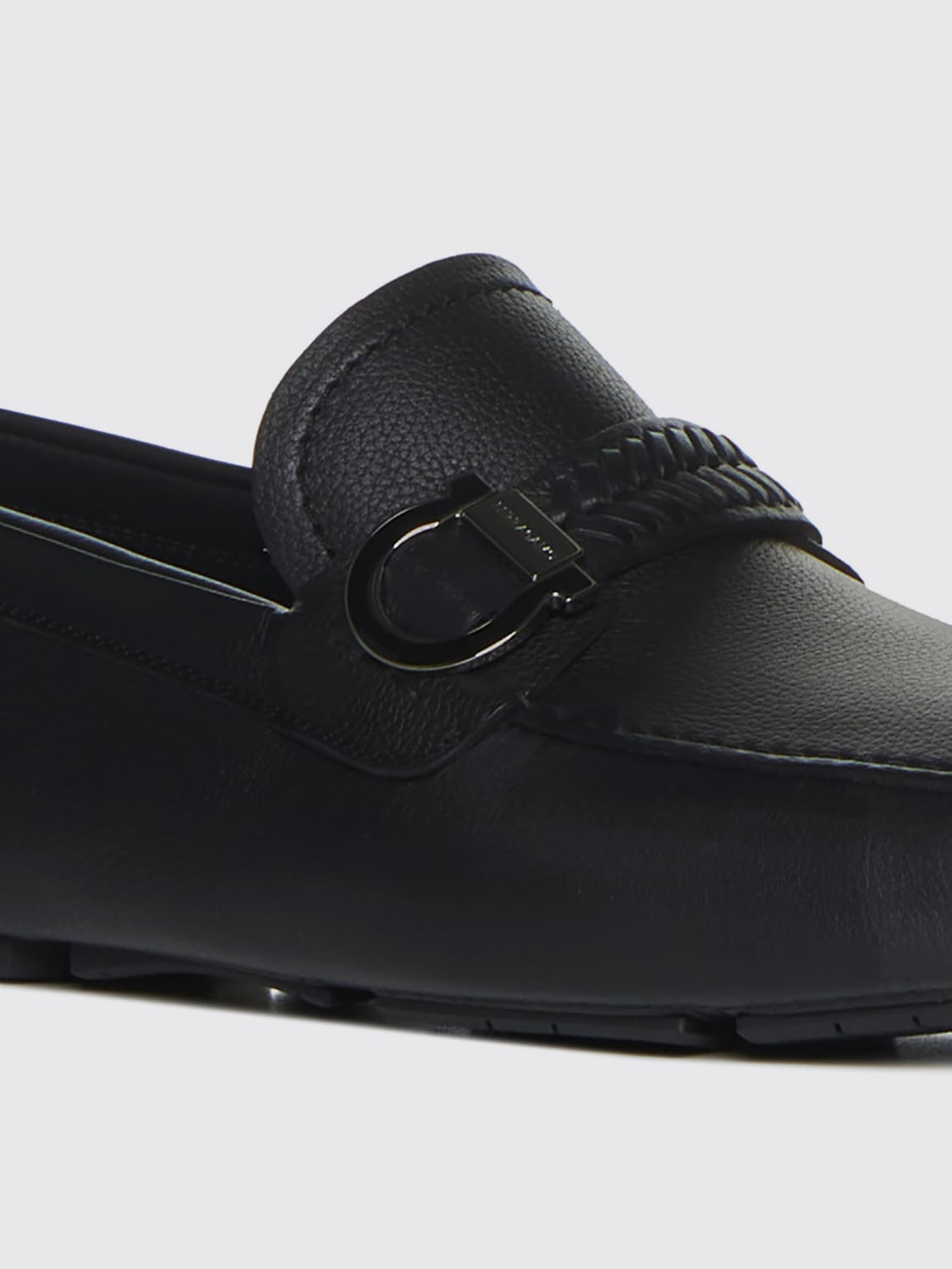 FERRAGAMO LOAFERS: Loafers men Ferragamo, Black - Img 3