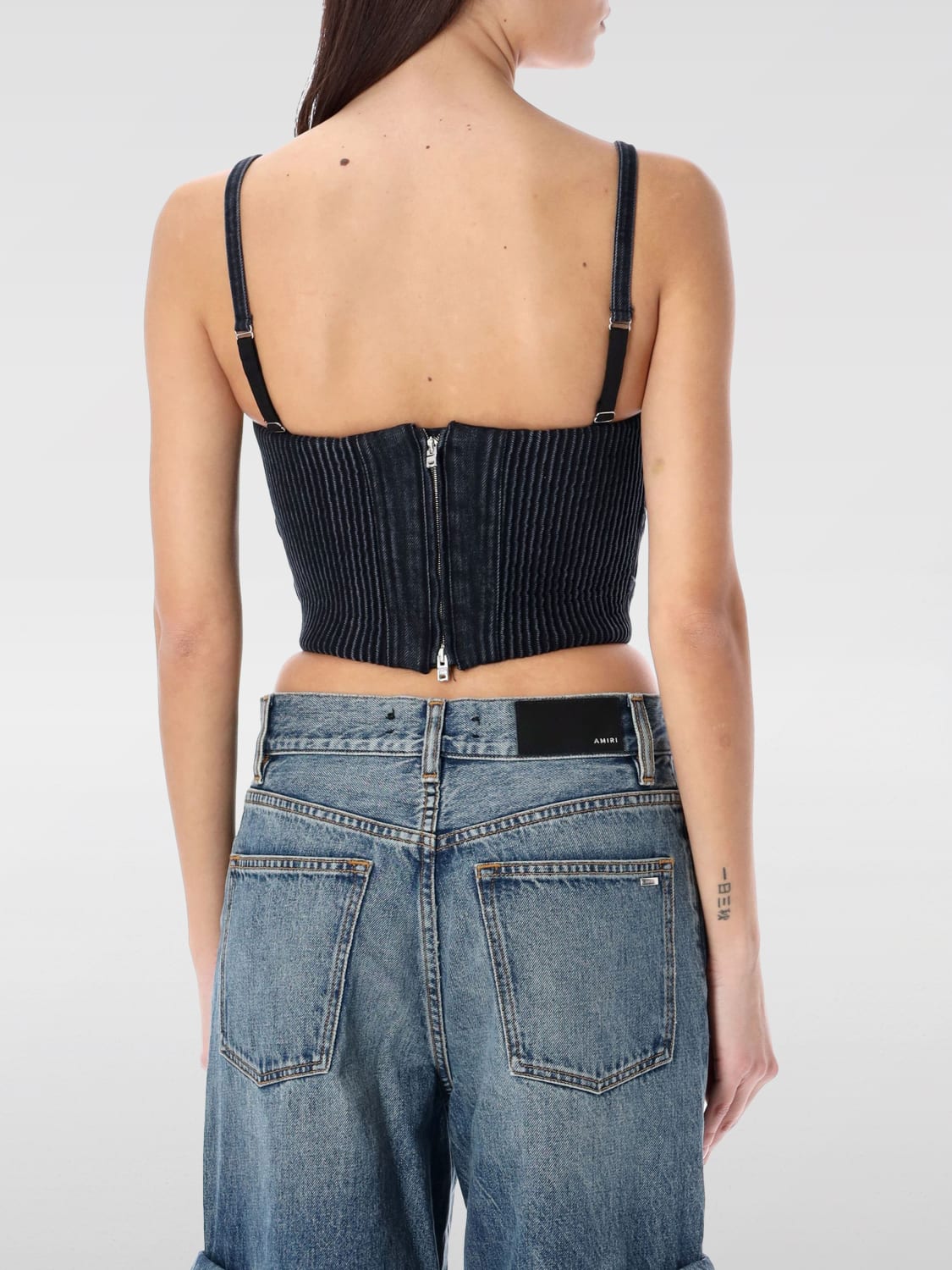 AMIRI TOP: Top mujer Amiri, Negro - Img 2