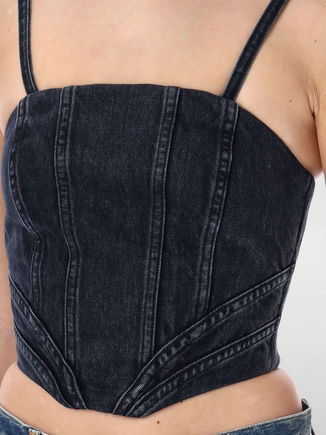 AMIRI TOP: Top mujer Amiri, Negro - Img 3