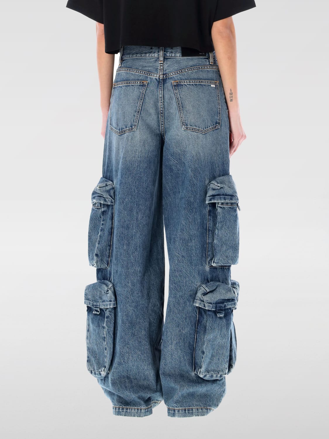 AMIRI JEANS: Jeans woman Amiri, Indigo - Img 2