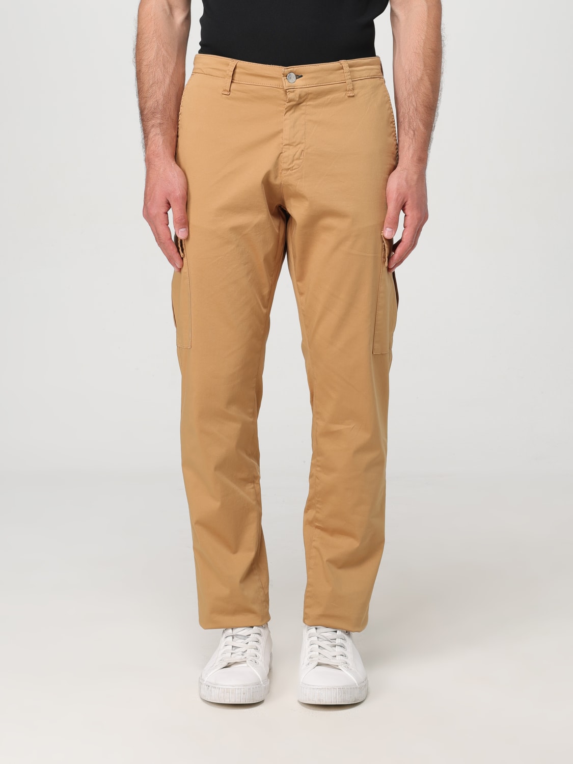 DANIELE ALESSANDRINI PANTS: Pants men Daniele Alessandrini, Camel - Img 1