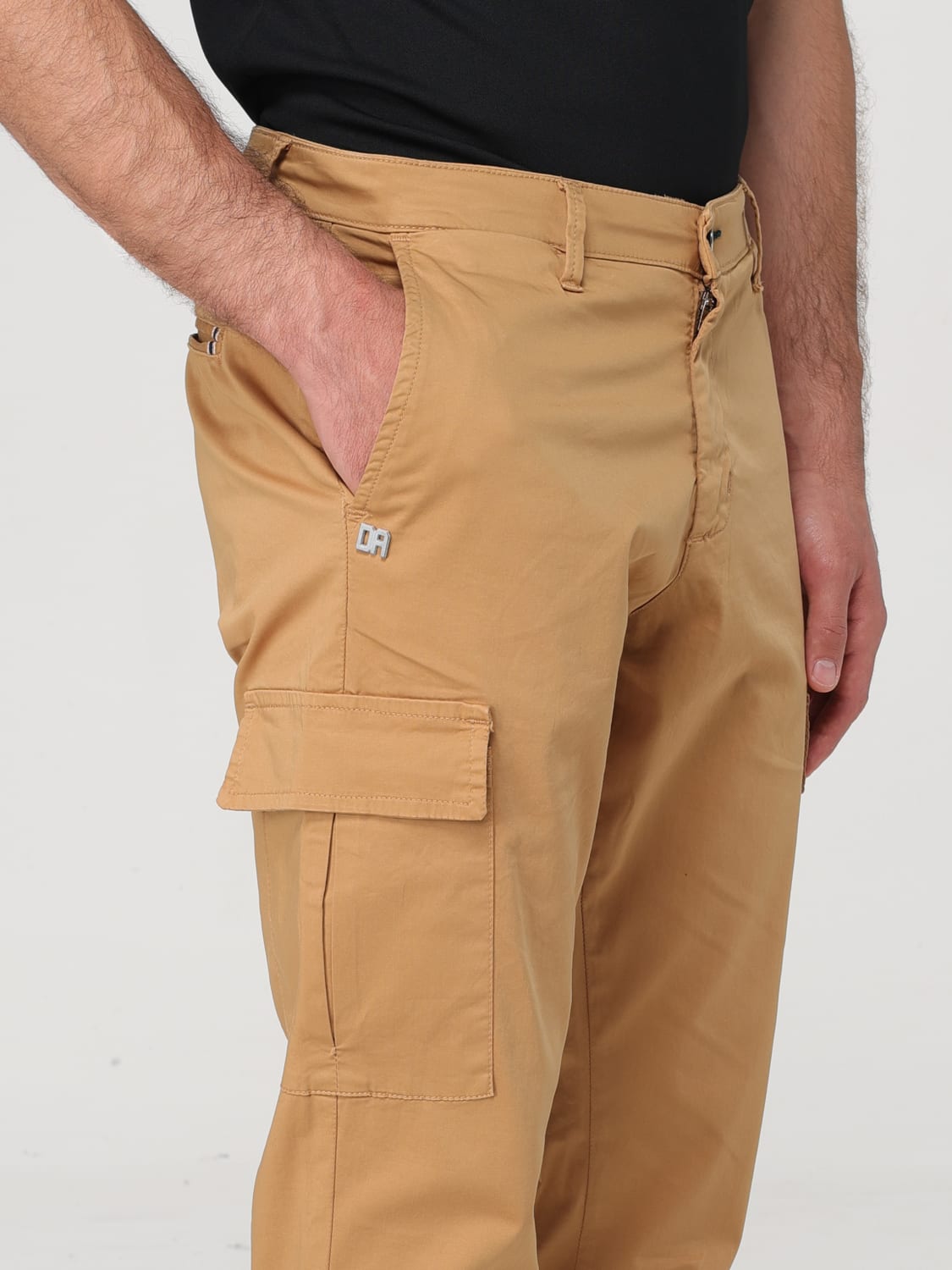 DANIELE ALESSANDRINI PANTS: Pants men Daniele Alessandrini, Camel - Img 3