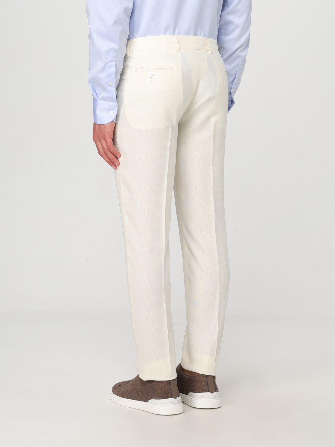 DANIELE ALESSANDRINI PANTS: Pants men Daniele Alessandrini, White - Img 2