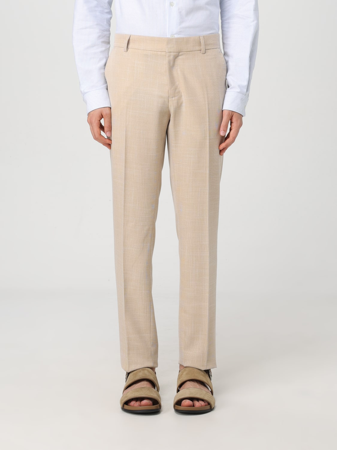 DANIELE ALESSANDRINI PANTS: Pants men Daniele Alessandrini, Sand - Img 1