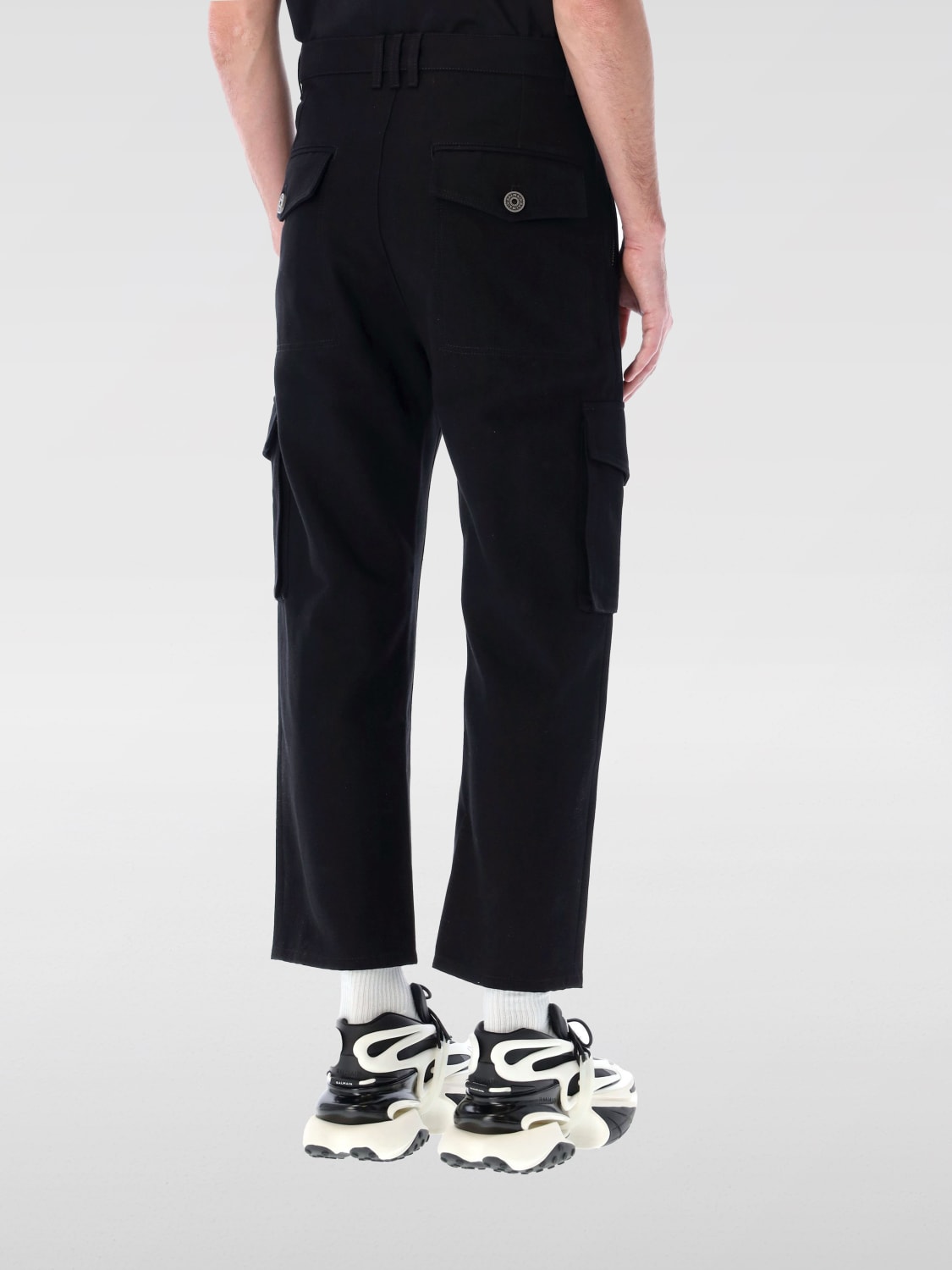 BALMAIN PANTS: Pants men Balmain, Black - Img 2