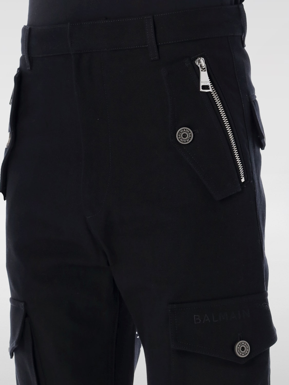 BALMAIN PANTS: Pants men Balmain, Black - Img 3