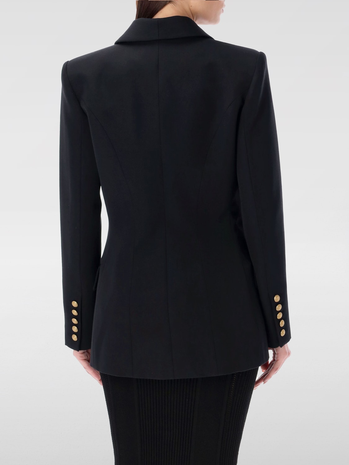 BALMAIN BLAZER: Jacket woman Balmain, Black - Img 2