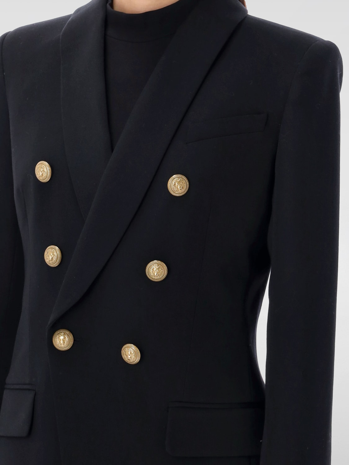 BALMAIN BLAZER: Jacket woman Balmain, Black - Img 3